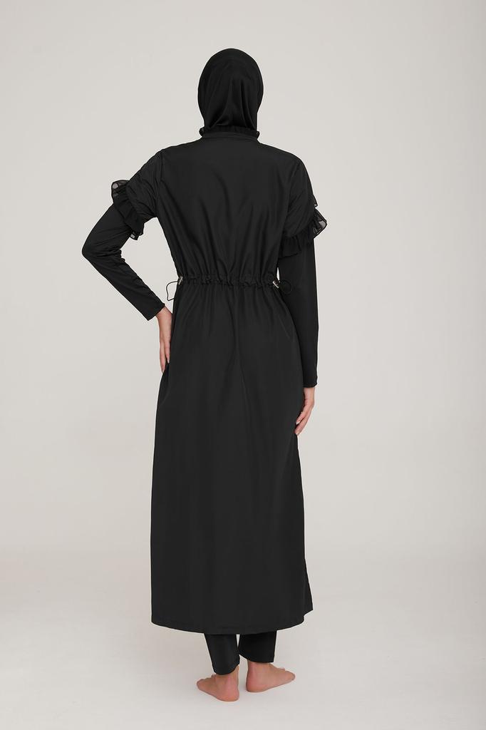 Женский Мусульманский Скромный Исламский Полный Чехол Буркини Пляжный Купальный Костюм Купальники Хиджаб Пляжная Одежда Купальник 