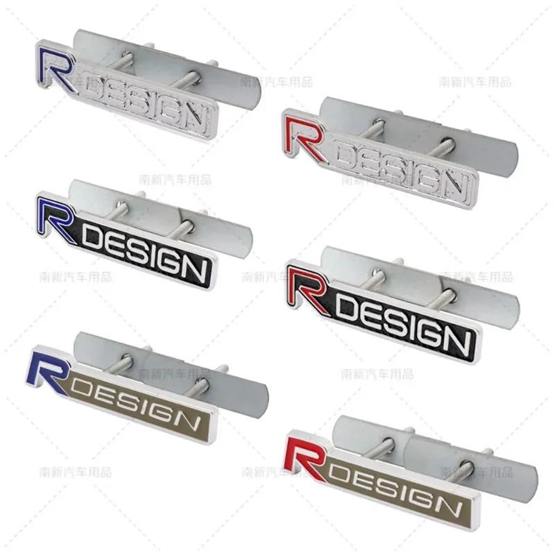 3D Металлическая эмблема R Design Наклейка на решетку радиатора автомобиля Наклейка Декорация Для VOLVO XC40 XC60 XC90 V90 S90 S60 V60 V40 C70