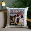 H-Hysteric Glamour Девушка Чехол для Подушки Мягкий Короткий Плюш Двусторонний Принт Домашний Декор Машинная Стирка Наволочка Подарок