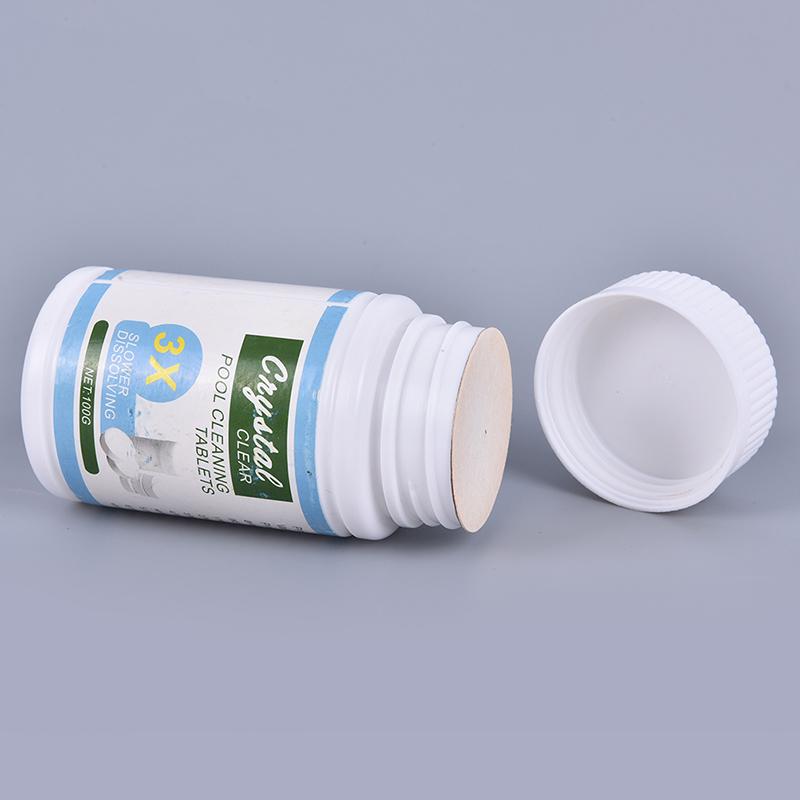 100 шт. таблетки для чистки бассейна эффективно очищают воду, прозрачные очистители для бассейнов