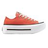 Converse Кеды унисекс Chuck Taylor All Star Lift Double Stack Low Vermillion Red Белые Черные A16284C