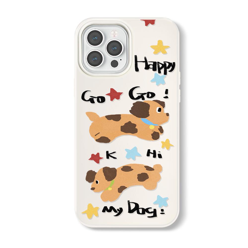 Чехол Zhitai для iPhone 15 Pro Cartoon Jelly Skin, подходит для Apple 14 Pro Max и iPhone 12