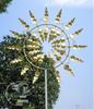Creative Outdoor Wrought Iron Windmill: Rotating Metal Garden Decoration