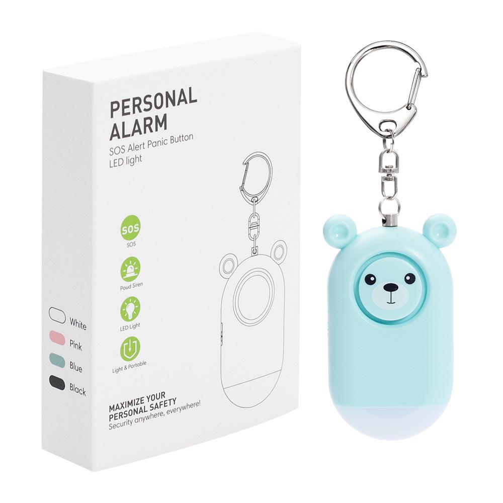 Светодиодная перезаряжаемая персональная уличная сигнализация с ночным предупреждающим светом для самозащиты ребенка