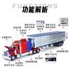 1:24 Peterbilt 389 Седельный Тягач Полуприцеп Сплав Металл Литье под Давлением Модель Автомобиля Высокая Симуляция Домашние Модные Украшения Коллекционная Игрушка