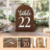 Wooden Wedding Dining Table Number Plate, Table Decoration, Oversized Sign, Party Arched Table Number