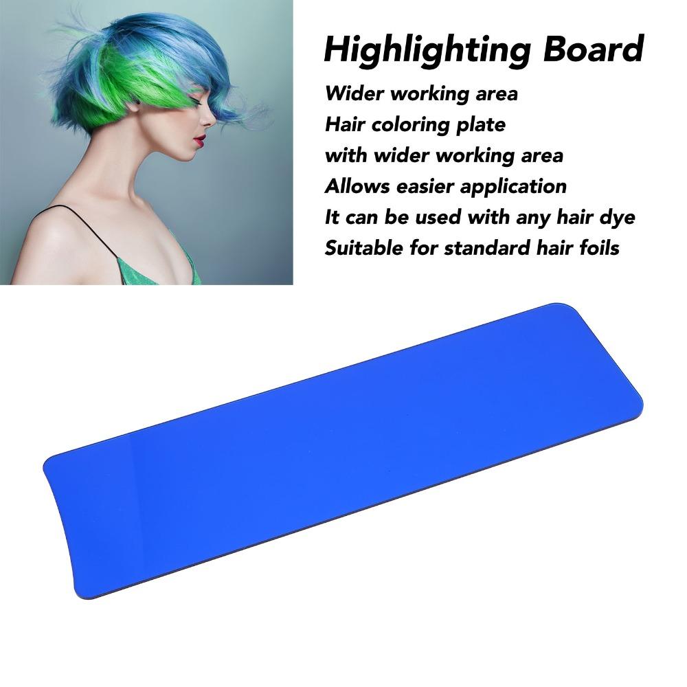 Double Sided Balayage Board Acrylic Material Hair Dye Board Highlighting Paddle Hair Salon