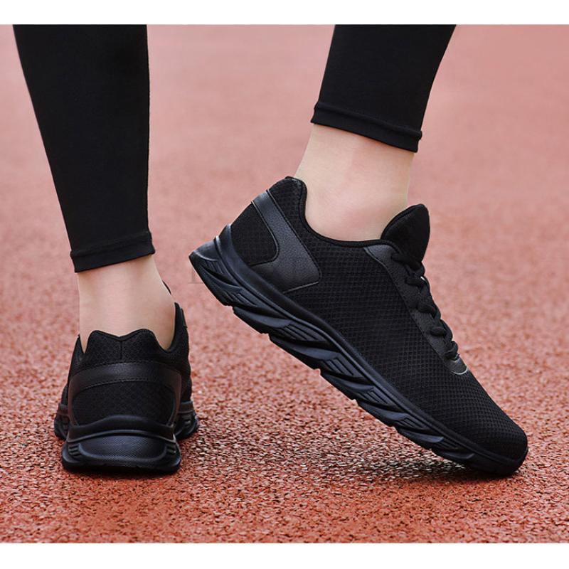 Мужские кроссовки сетчатые повседневные туфли дышащие мужские теннисные туфли на шнуровке легкие кроссовки для ходьбы на плоской подошве Zapatos De Hombre большие размеры 38-45