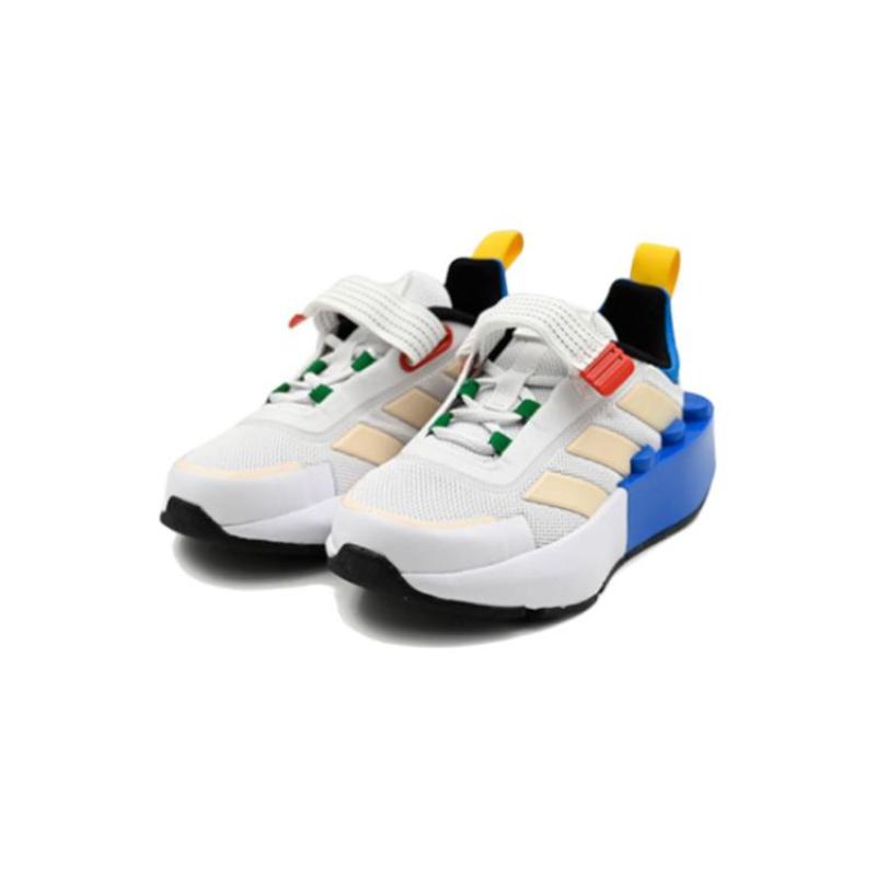 Adidas Техно-ремешок RNR Кроссовки GS LEGO Cloud White Wonder White Shock Blue HP5878