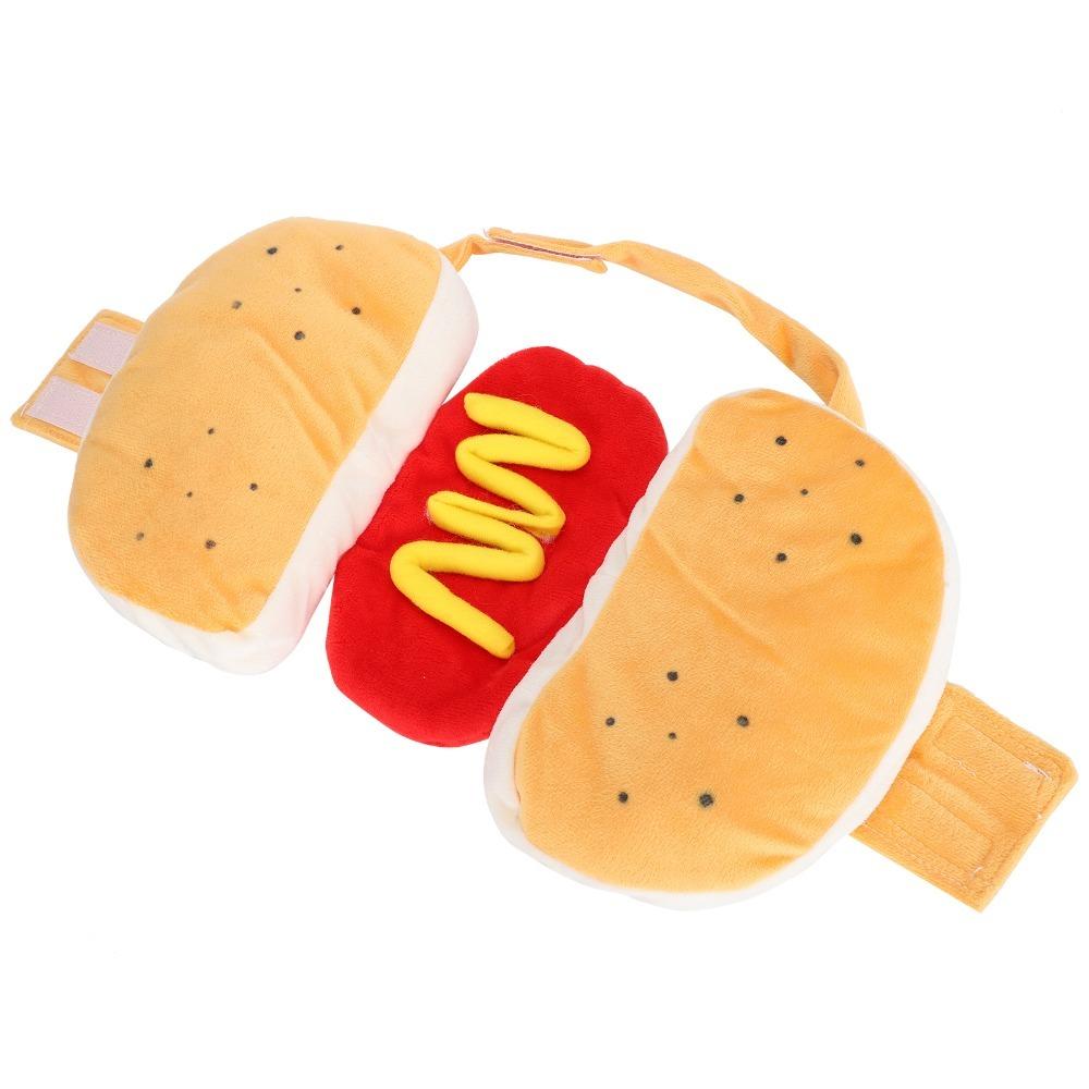 Full Body Shaped Burger Pet Outfit Multi Size Option Halloween Cat Dog Costume  Festival Cosplay