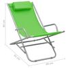 2 Pack Swing Chairs Steel Green