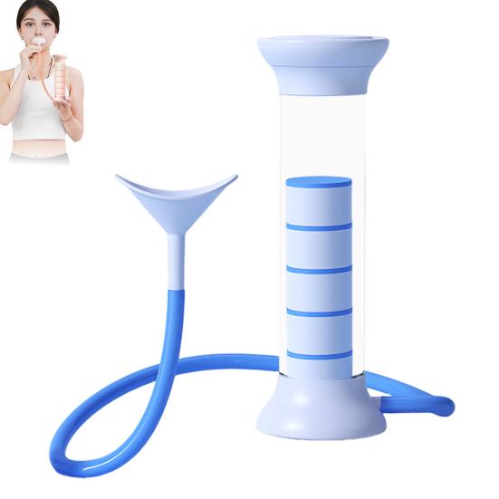 Тренажер для дыхательных упражнений Тренажер для мышц живота Глубокое дыхание Гантель Мужчины Женщины Взрослые Тренажер для объема легких Оборудование для упражнений на мышцы кора