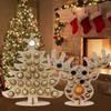 Countdown Christmas Elk Chocolate Stand Xmas Tree/Elk Shaped Chocolate Candies Display Rack  Party