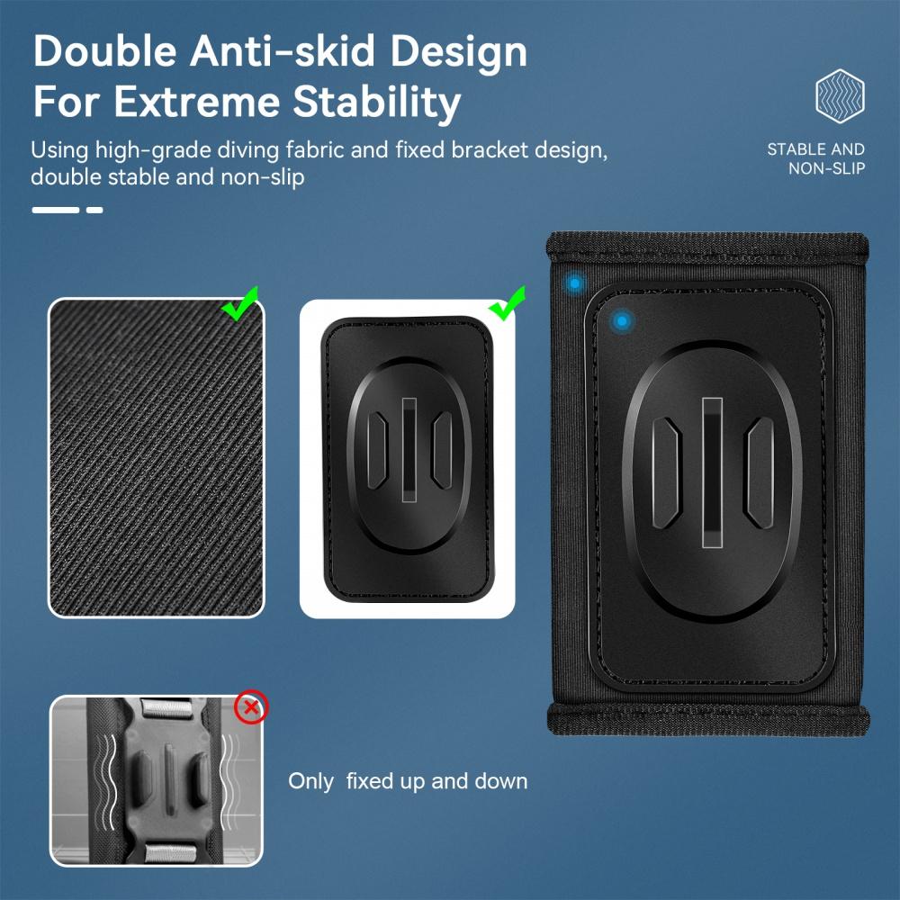 360° Rotation Backpack Strap Mount for GoPro Hero 11 10 9 8 7 6 5 4 Insta360 SJCAM EKEN DJI Osmo Action 2 Accessories