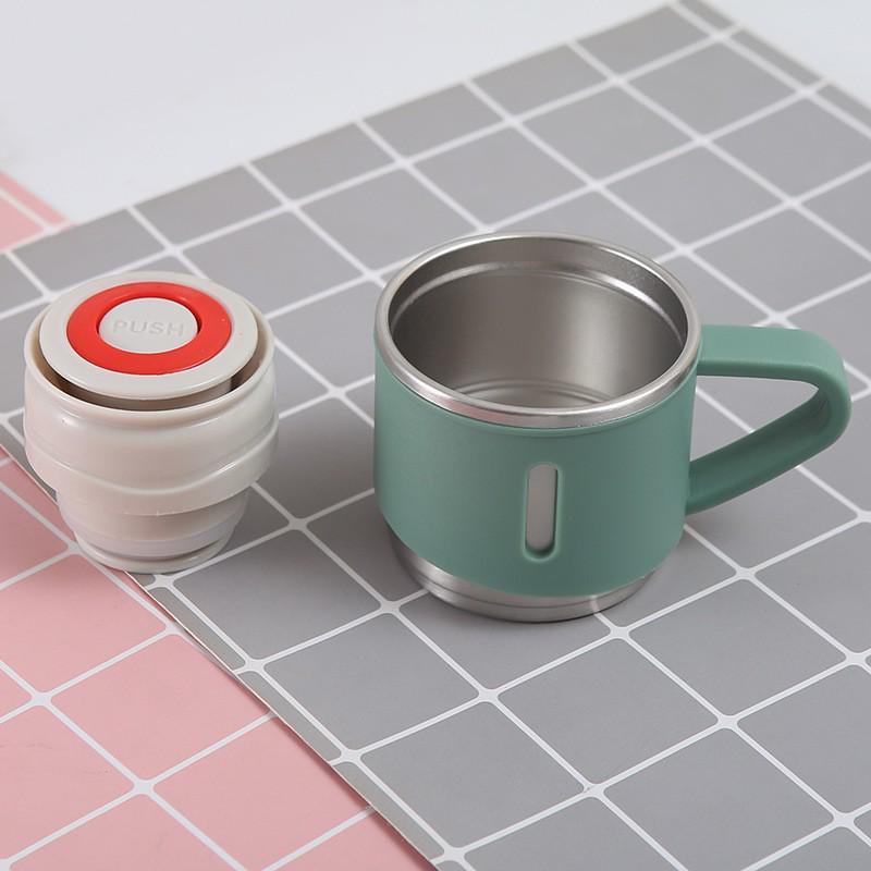 Роскошная термокружка из нержавеющей стали 304 с несколькими крышками - Элегантный памятный подарок для мужчин и женщин