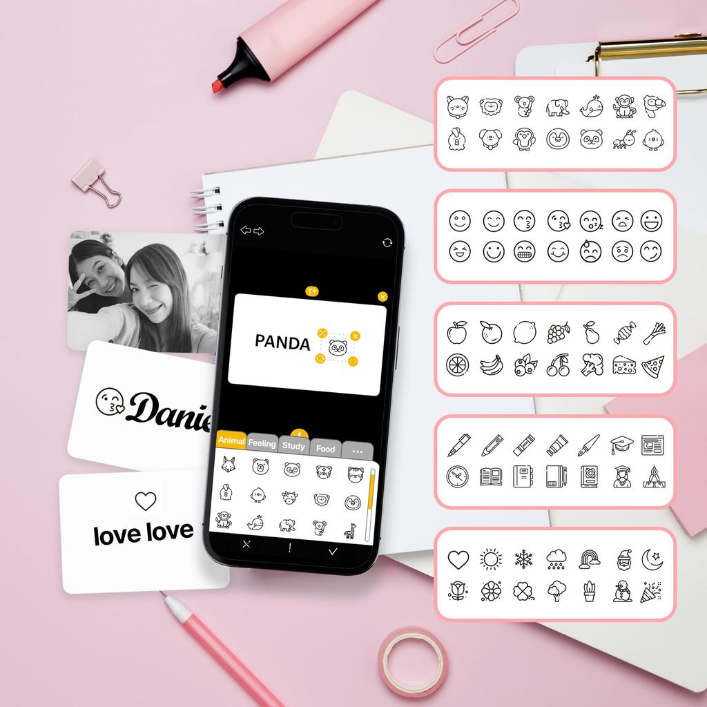 Цифровая камера мгновенной печати Kodak Memo Shot ERA Toy с принтером для этикеток (Белый, Корпус камеры + 10 рулонов)