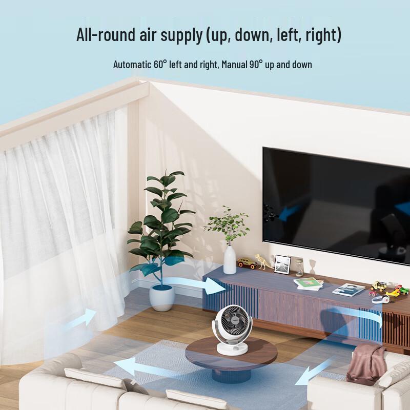 Philips ACR2122DA Настольный вентилятор с циркуляцией воздуха, штекер CN (адаптер в комплекте)