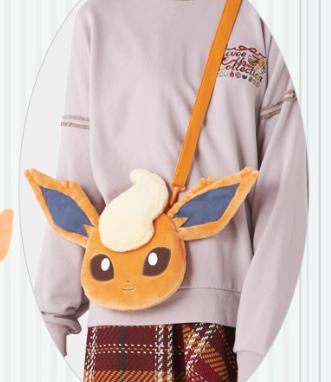 Original Pokmon Eevee Partner Series Plush Doll Shoulder Bag Trendy Doll Garage Kit Desktop Ornament Toy Girl Birthday Gift