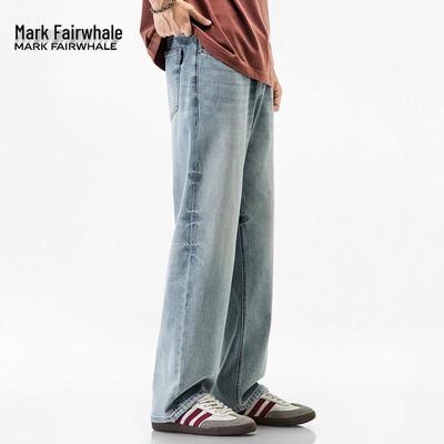 Мужские джинсы прямого кроя от Mark Fairwhale