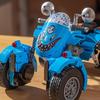 JD006 Sci-Fi Unicycle Motorcycle Building Block Toy - Creative Off-Road Glider Ornament