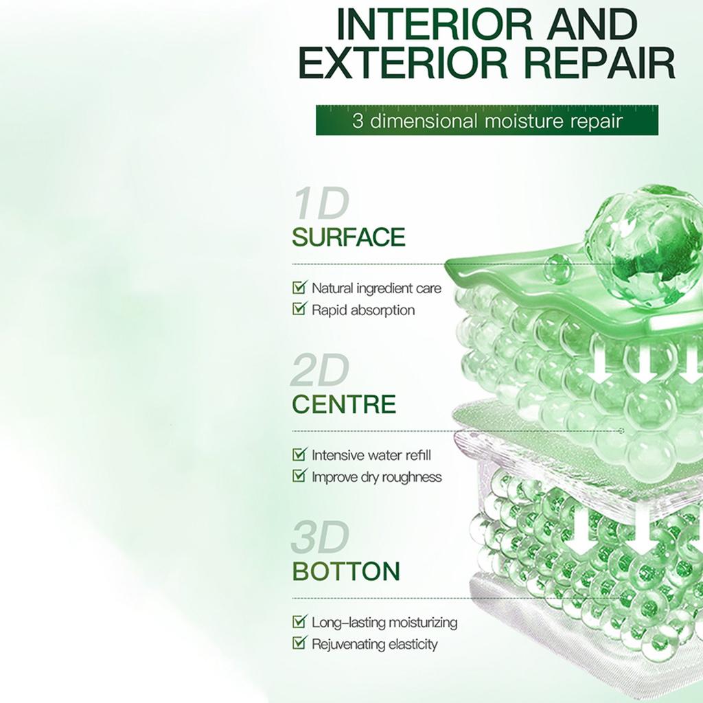 Moisturizing Mask Set With Cucumber & Aloe, Plant Whitening Mask Moisturizing And Soothing Redness Reduction Mask (25ML*8PCS)