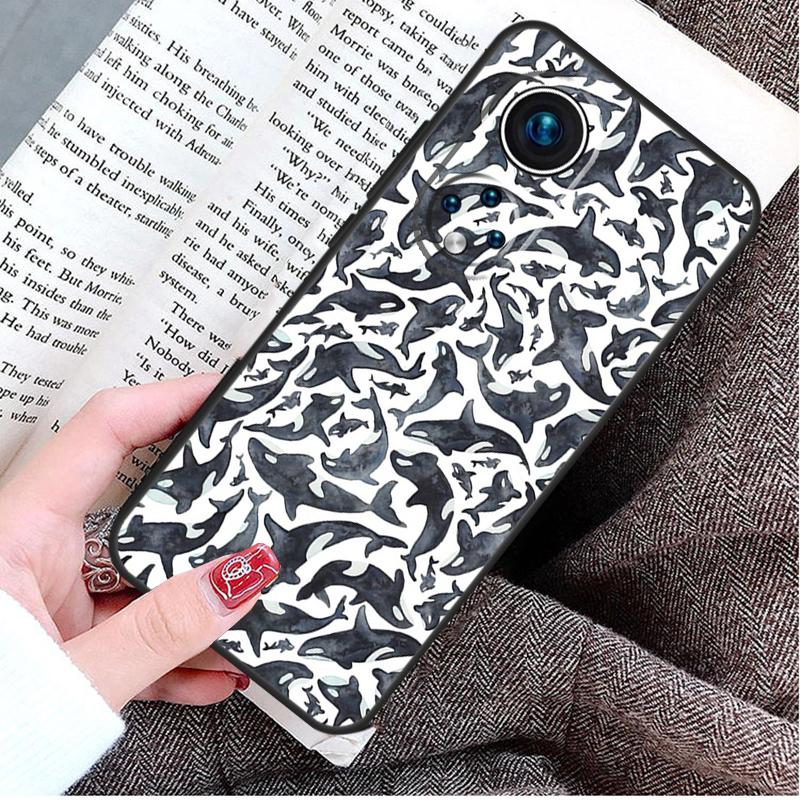Чехол Морской Кит Нарвал для Honor Magic 8 6 7 Lite Honor 400 200 Pro 50 70 90 X8c X8b X9a X9c X9b X9d Win Cover