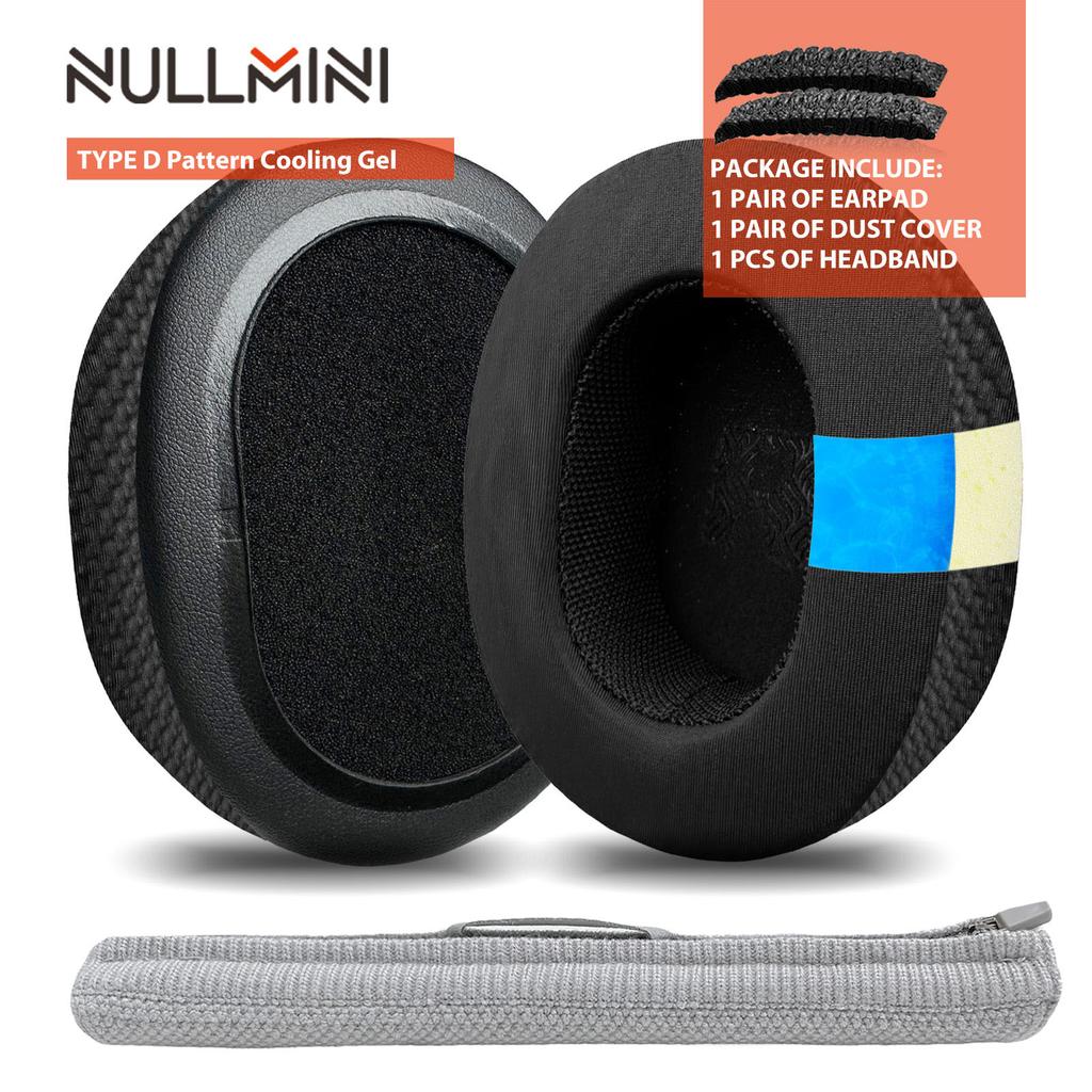 Nullmini Earpads Suitable for Audio-Technica ATH M20x M30x M40x M50x M50X M50BTx MSR7 Headphones Ear Cushion Pads Headband