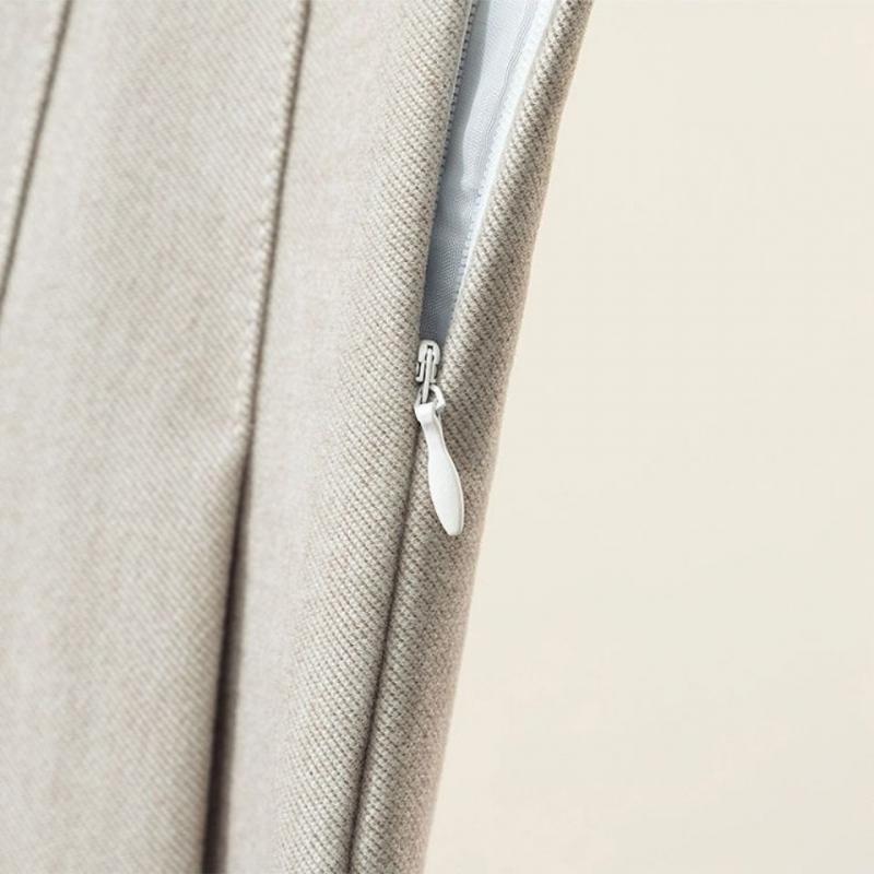 Tweed Plaid High Waist Pleated Skirt Autumn and Winter Skinny A-line Skirt Large Size Autumn and Winter Models