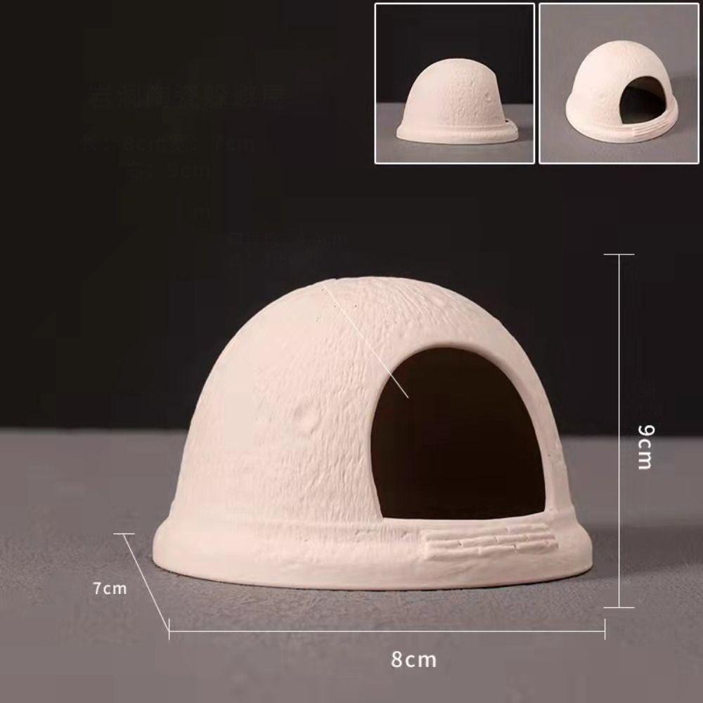 Ceramic Aquarium Shrimp Hideaway Multi-style Decorative Fish Hiding Shelter Creativity Multifunctional