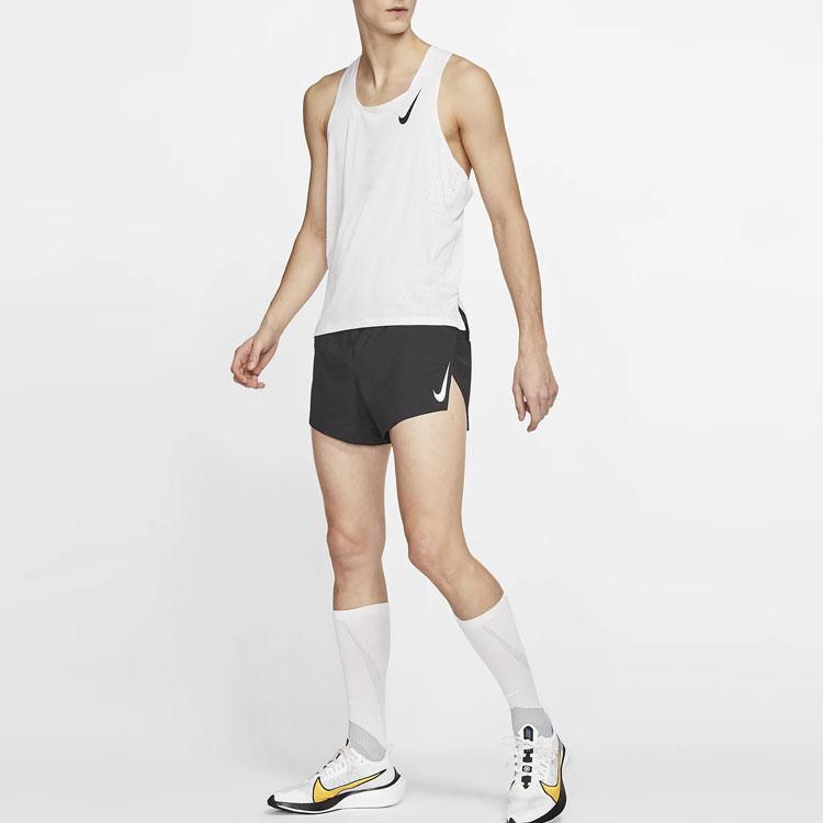 Nike Сетчатые шорты с логотипом, мужские брюки, черные CJ7837-010