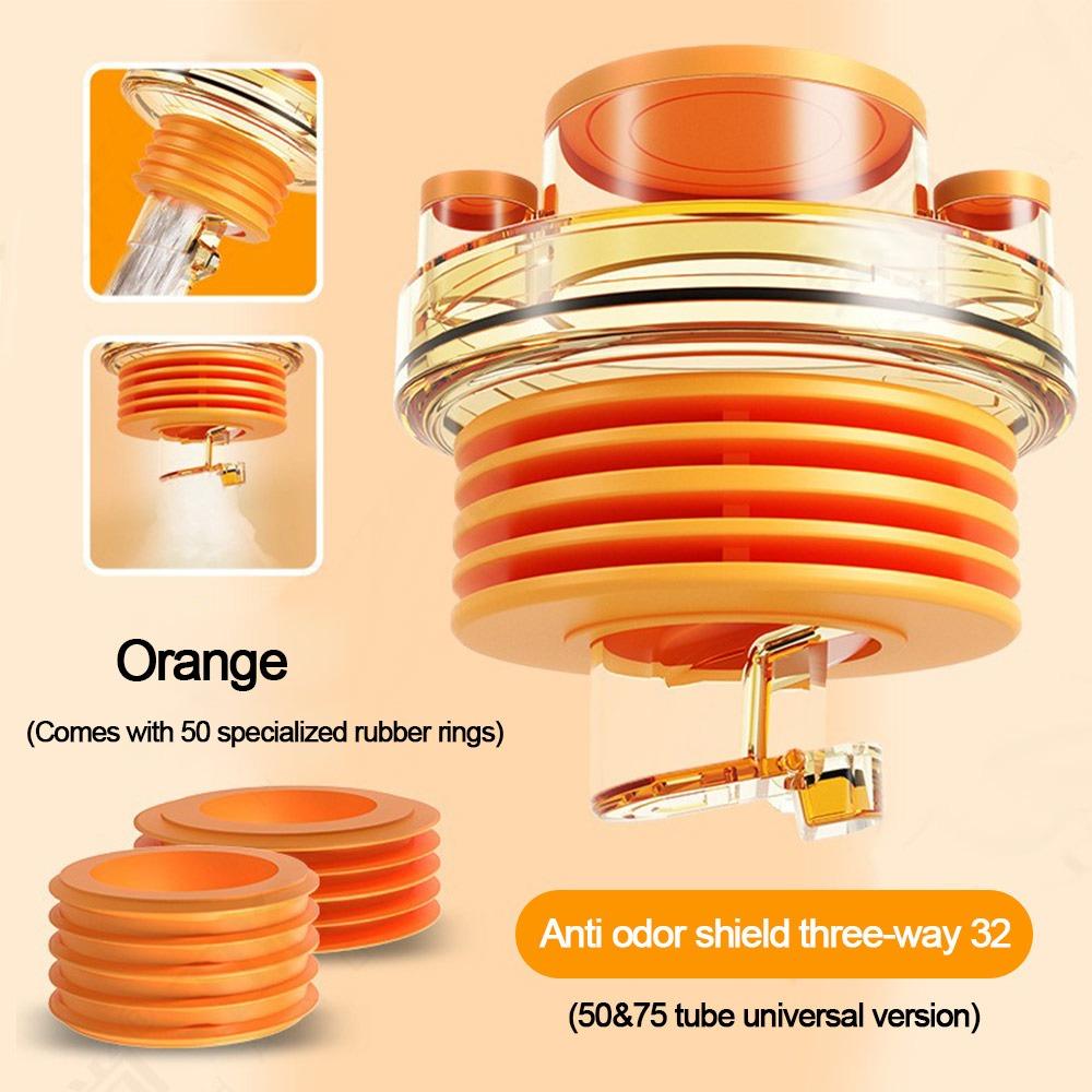 Полезный адаптер для сливной трубы раковины против запаха, уплотнительное кольцо, тройники, кухонная раковина, канализационный отвод, многофункциональный дренаж, соединитель водопроводной трубы