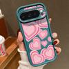 Y2K Retro Gradient Love Hearts Pattern Case For Google Pixel 10 Pro XL Pixel 9A 9 Pro 8 7 8A 7A Shockproof Bumper Soft Silicone Cover