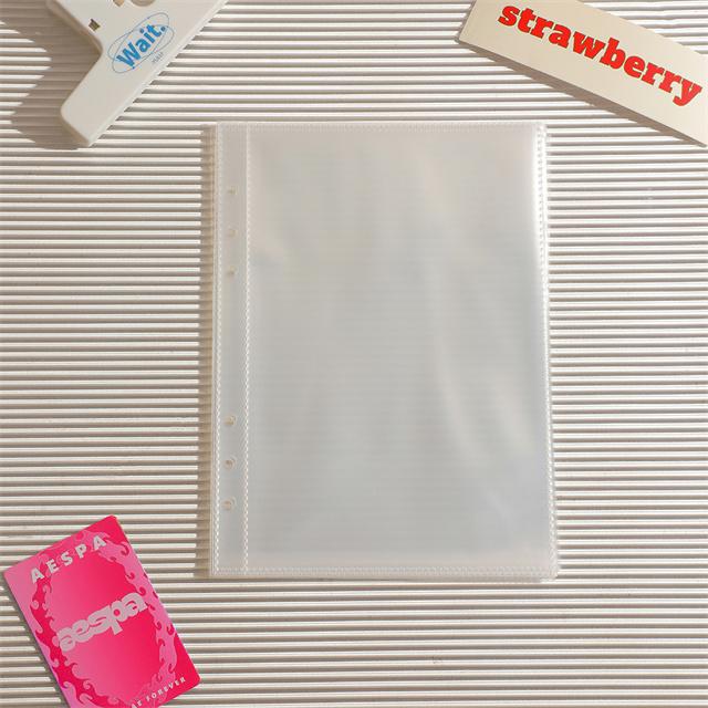 10pcs Laser Star 3/5inch Po Album Inner Sleeves Kawaii A5 Binder Refill Pockets Sleeves Toploader Pocards Notebook Diary