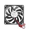 12 В 2-контактный 80x80x10 мм ПК компьютерная система процессора радиатор бесщеточный вентилятор охлаждения 8010