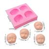 Baby Head Shape Silicone Mold Multipurpose Reusable Sugars DIY Mold For Cakes Decorating Fondant