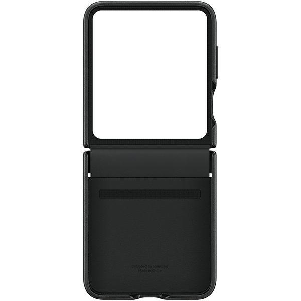 Чехол Samsung Ef-Vf731Pbegww Z Flip5F731 Черный/Black Флип-чехол из эко-кожи