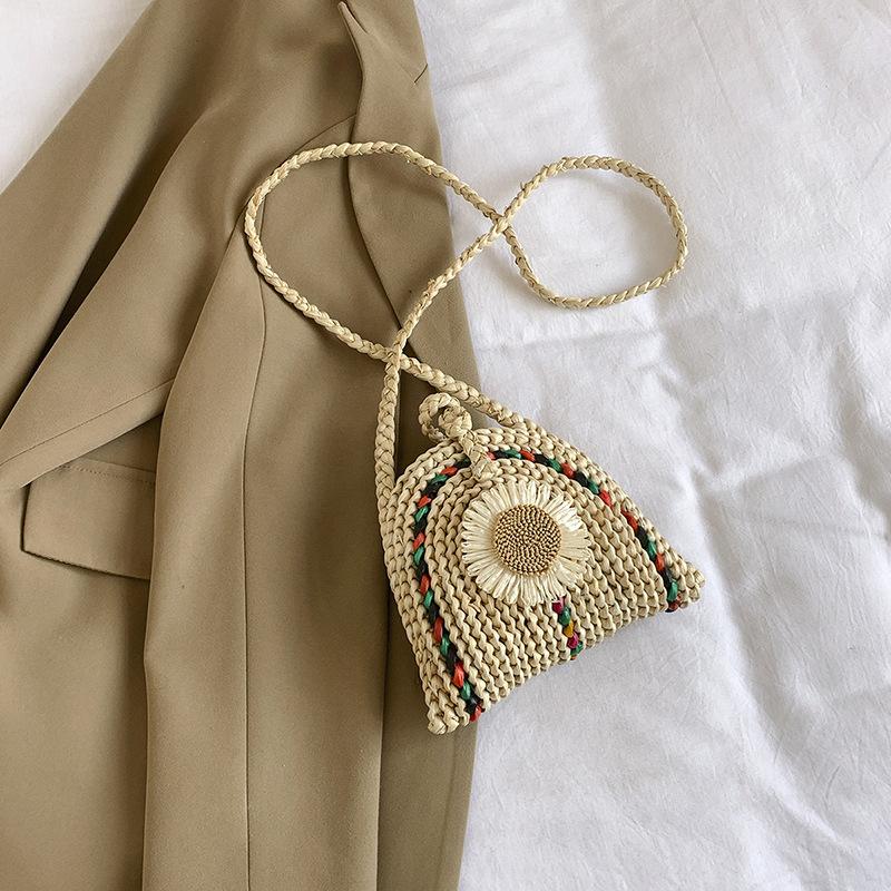 Уникальный нишевый дизайн, новая женская популярная личность, красивая тканая сумка-мессенджер, повседневная сумка-ракушка