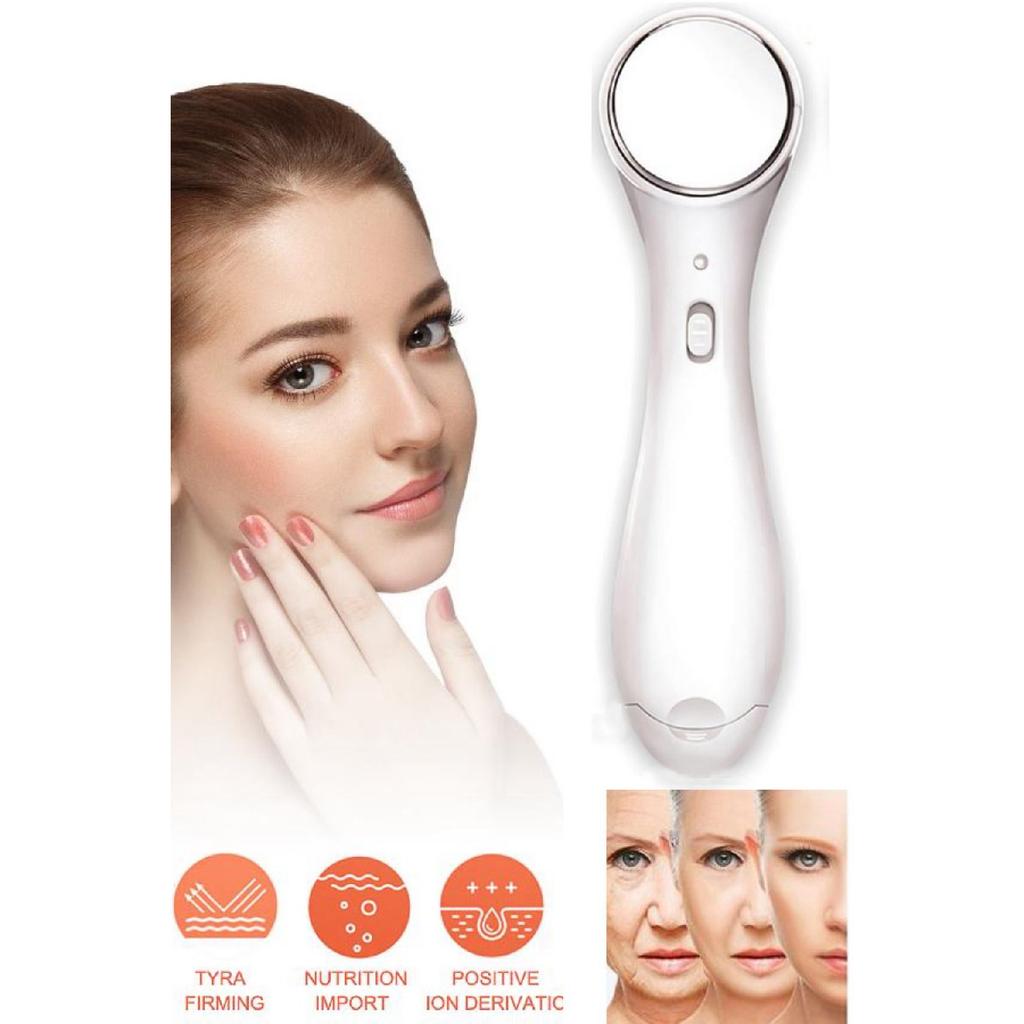 Мини-ионный массажер под глазами, вибрационный массажер для лица против морщин, обновление кожи на батарейках