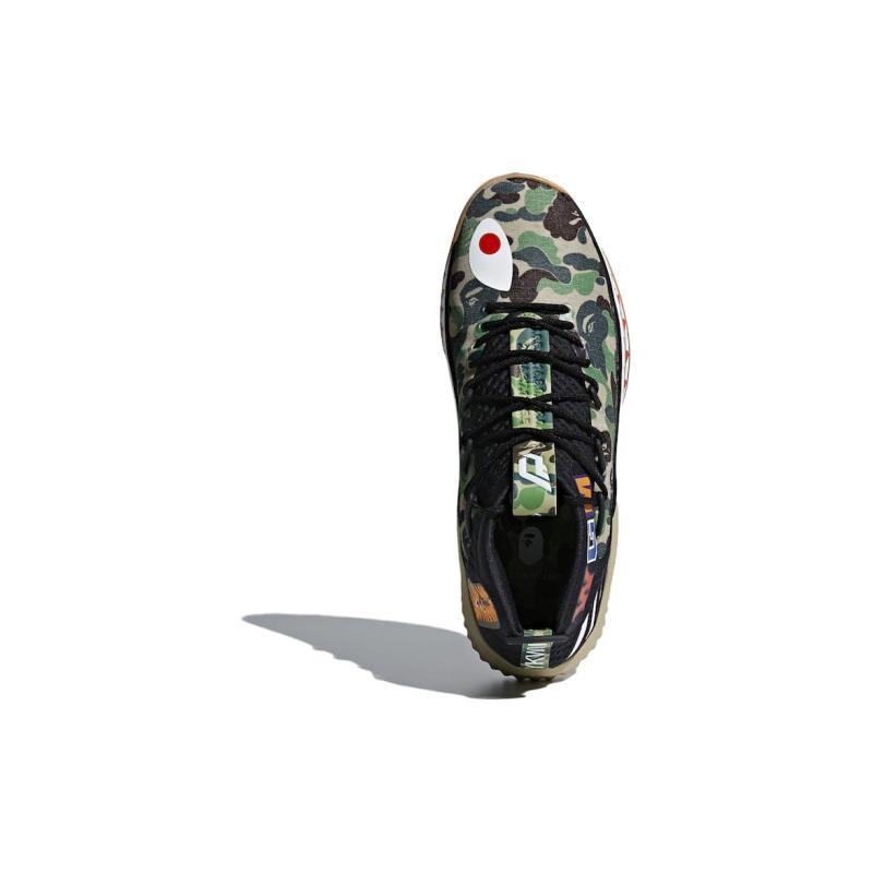Adidas Dame 4 A Bathing Ape Камуфляжные кроссовки AP9974