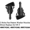 4805742AC Fit for RAM Premium Wiper Washer Nozzles Fit for 2009-2024 Dodge RAM 1500-5500 Trucks Windshield Washer Fluid Jet Nozzle | Easy to Install