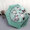 Sanrio Characters Automatic Opening and Closing Parasol Compact Travel umbrella with 8 Ribs for Women and Men Ideal Birthday/Christmas Gift,