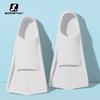 Silicone Swimming Fins Kids Adults Training Snorkeling Diving Equipment Adjustable Fit Comfortable Soft Sole