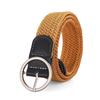 Унисекс студенческий плетеный ремень с квадратной пряжкой - эластичный и стильный