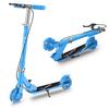 Trottinette Enfant - FOXSPORT - Pliable - Frein À Pédale - Charge 100 Kg - Bleu