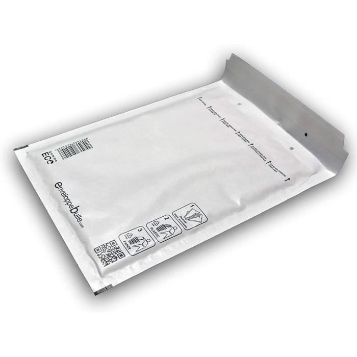 Pack of 100 ECO E-5 Bubble Envelopes Format 220x260mm A287