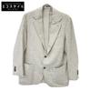 Sartorio SG5250 Green X Gray Wool Alpaca Check Pattern 2B Tailored Jacket Jacket 52 Grey Ivory CheckUsed