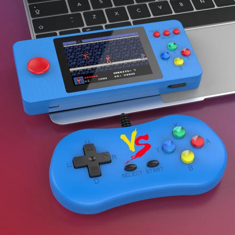 Портативная игровая консоль K9 3D Rocker Retro, 500 классических игр FC, экран 2,4/2,8 дюйма, портативная батарея 800 мАч, поддержка ТВ и двух игроков