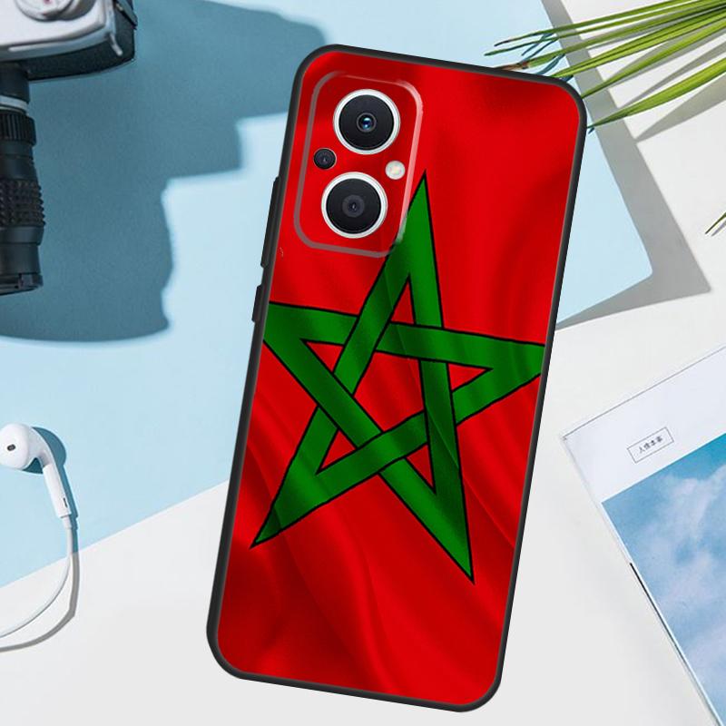 Флаг Марокко Марокканский Чехол Для OPPO Reno 14 F 12 11 10 13 Pro 11F 12F 13F 7 8 Lite OPPO Find X8 X6 X5 X9 Pro Чехол