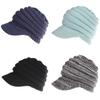 Fashionable Women's Messy Bun Beanie With Soft Stretch Knit For Winter Comfort
