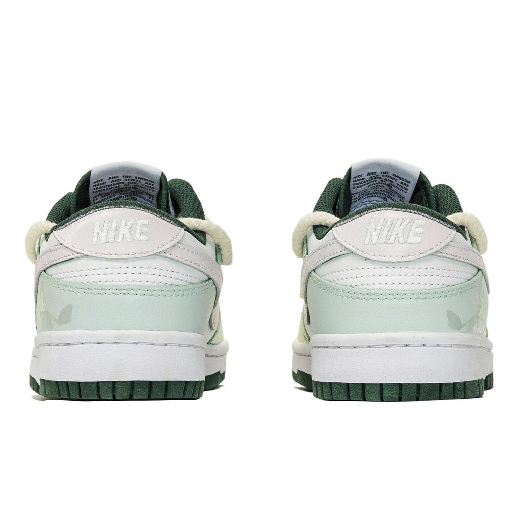 Nike Dunk Abrasion Resistant Low top Skateboard Shoes Unisex Pink Green DD1391-101(Team1235-)